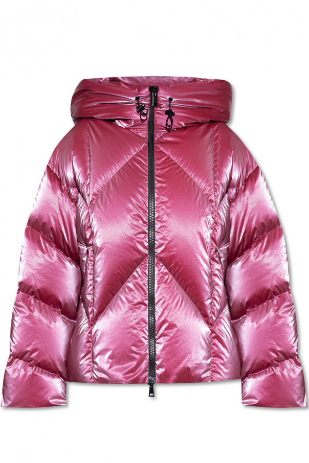 pink metallic moncler jacket